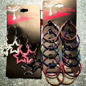 2/$20 brand new 9pairs earrings